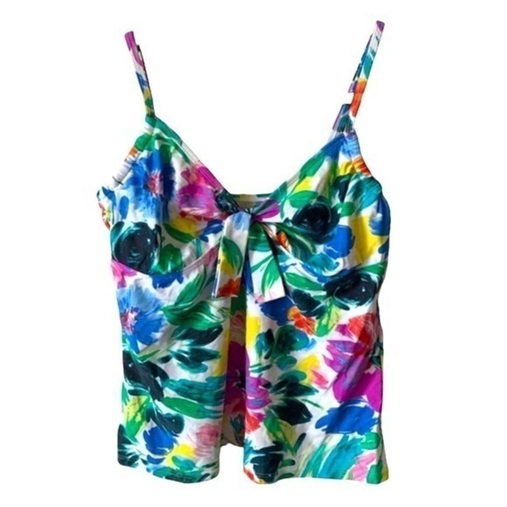 Swimsuits For All Shore Club Floral Tankini